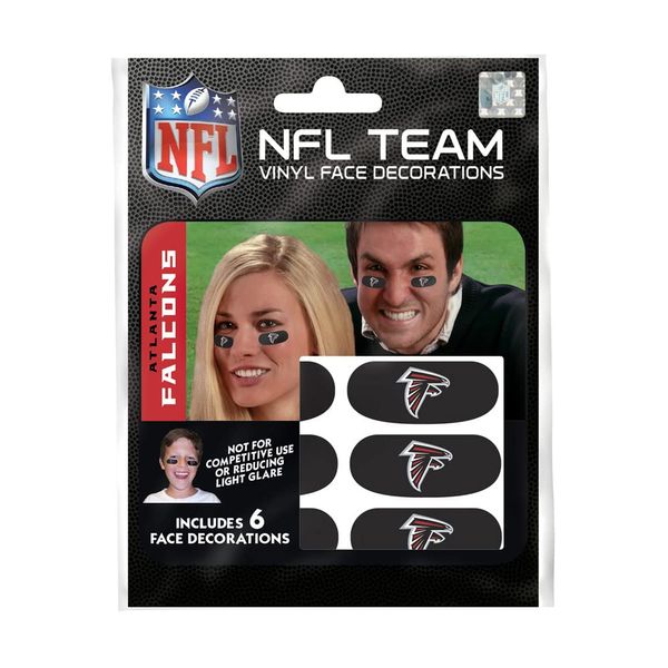 NFL Atlanta Falcons Eye Black Stickers