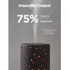 InnoGear Essential Oil Diffuser, 150ml Ceramic Diffuser Ultrasonic Air Diffusers Humidifier Cool Mist Aromatherapy Diffuser with 2 Mist Modes Waterless Auto Off for Home Office, Black