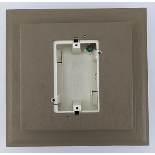 Vinyl Siding Mounting Block Electrical Outlet Box Universal Fit Light Brown #326