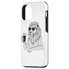 iPhone 15 Cool Sunglasses Lion Drinking Beer Lions Case