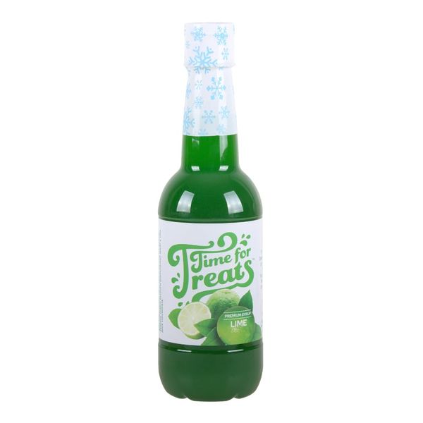 Flavored Syrup for Snow Cones, Homemade Sodas, Cocktails, Coffee, Baking and More - Time For Treats 16.9 Fluid Ounce Bottle (Lime)