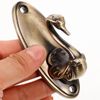 NUOLUX 2psc Swan Style Curtain Tieback Hooks - Bronze