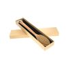 Beechwood Bath and Shower Body Brush with Nature Boar Bristles, Long Hand Wooden Dry Bath Body Back Brush, Perfect Spa Gift