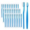 FKYzixeh Blue Handle Toothbrushes Individually Wrapped, Disposable Toothbrush Bulk for Hotel, Airb&b and Homeless Care (50 Pack)