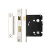 Zoo Hardware 76mm Bathroom Sash Lock, 57mm Backset, Satin Stainless
