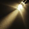 sourcing map 10Pcs 3mm Pre Wired LED, Warm White DC24V Clear Lens, Light Emitting Diodes
