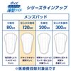 Poise Men's Pads, Thin, Wide, Safe, Medium Volume, 4.2 fl oz (120 cc), 6.1 x 9.8 inches (15.5 x 25 cm), 16 Pieces