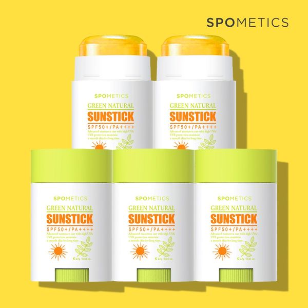 Spometics Green Natural Transparent Sun Stick 23g 5EA