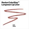 Revlon Lip Liner, Colorstay Face Makeup with Built-in-Sharpener, Longwear Rich Lip Colors, Smooth Application, 630 Nude