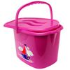 Eimer/Putzeimer/Mülleimer - mit Deckel + Tragegriff - pink - rosa Schiff - Boot Bieco - geruchsdicht - Windeleimer Geruch - geruchsfrei - Wickeleimer ..