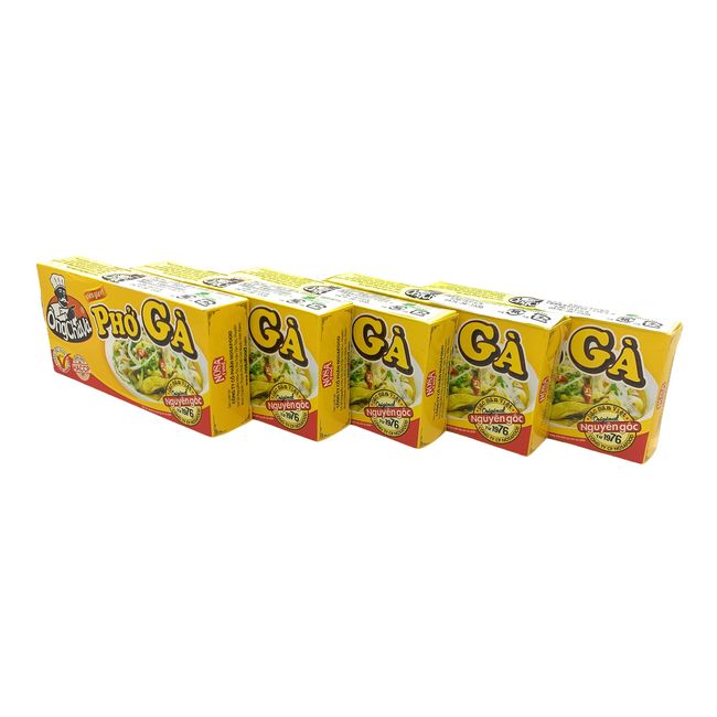 ONG CHA VA Soup no Moto, For Chicken Flavor, 5 Boxes, VIEN GIA VI PHO GA ONG CHA VA 5 hop