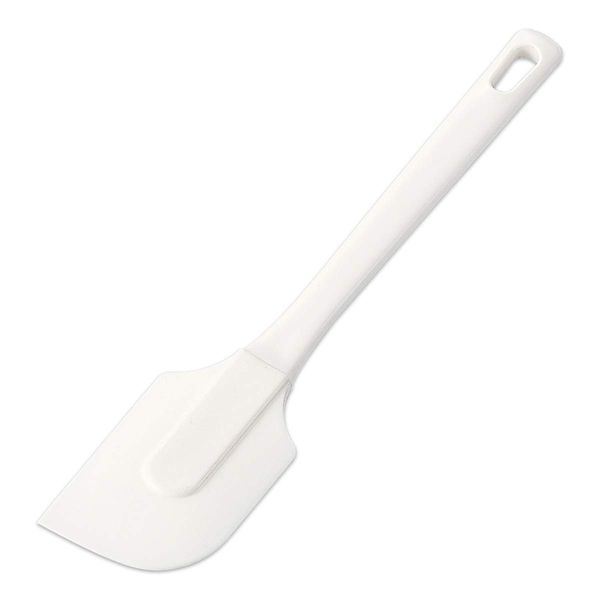 Shimomura Industry AYH-715 Soft Silicone Spatula, White, Made in Japan, Mixing, Serving and Stir-frying, Heat Resistant, Resistant to Damaging Cookware