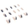 Set of 24 Nail Tips, Gradient Nails, Removable, Fake Nails, For Taking Photos, Weddings, Coming-of-Age Ceremonies, Parties, Afterparties, Pearl Rhinestones, Set of 24