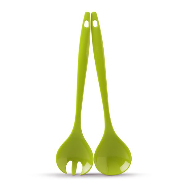 Zeal G205L Salad Servers, Lime