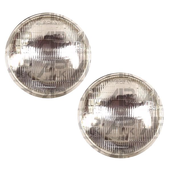 2x Sealed Beam Head Lamp Light lens Replacement for John Deere Terex Telehandler Tractor