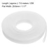 sourcing map Expandable Sleeving,1 3/16-inch 25ft Cable Sleeve, Clear