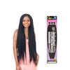 Freetress Que Synthetic Braid - 3X PROFESSIONAL PRE-STRETCHED 28 (1B Off Black)