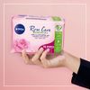NIVEA Biodegradable Rose Care Cleansing Wipes (50 sheets), Biodegradable Wipes Made with 100% Renewable Plant Fibres, Makeup Wipes with Organic Rose Water