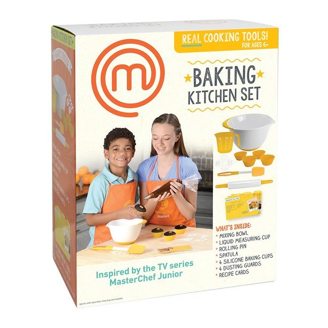 MasterChef Jr. Cooking Essentials Set - 9 Pc, Real Cookware for