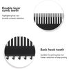 Divided Comb, Highlight Clip Comb Lightweight (Black)