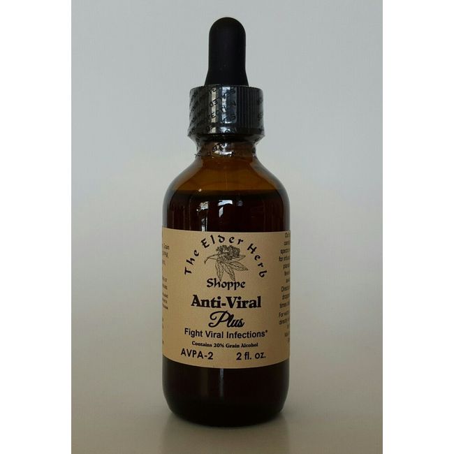 The Elder Herb Shoppe Antiviral Plus Extract Drops 2 oz. With Colloidal Silver