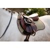 LeMieux Suede GP Square Saddlepad - Jay Blue Small/Medium