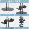 Game Controller Storage Rack, 4 Layers Symmetric Design, 8 Placement Simultaneously, Charging Cable Storage, Kytok Easy Assembly, Controller, Headphone Stand