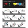 Wraps Talk (with Mic) Wristband Bracelet In-Ear Headphones (High Comfort with Locking) - Flint