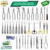 75 Pcs Oral Dental Extracting Surgery Kit Elevator Forceps Set German Grade