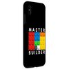 iPhone XS Max Master Builder Building Blocks Brick Builders Toys present Smartphone Case