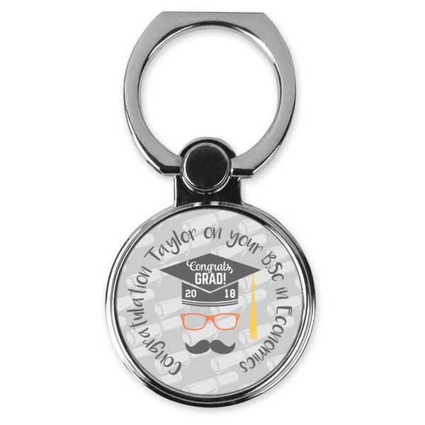 YouCustomizeIt Personalized Hipster Graduate Cell Phone Ring Stand & Holder