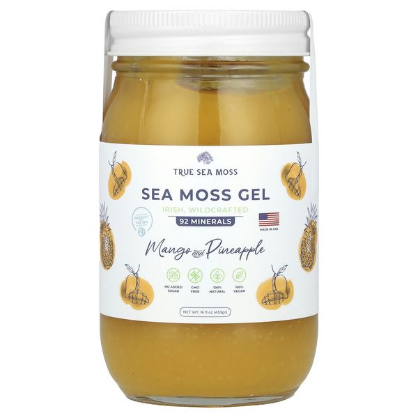 Sea Moss Gel, Mango and Pineapple, 16 fl oz (453 g)