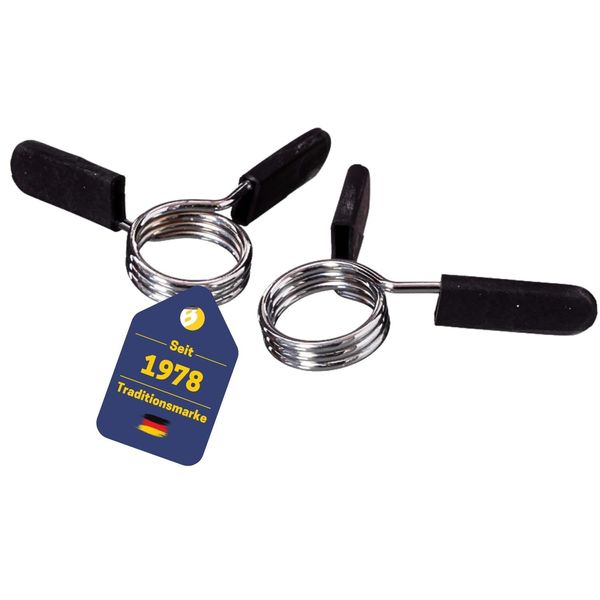 Best Sport Spring Coil Collars for Weight Discs - Silver