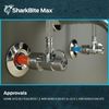 Sharkbite Max 1/2 X 1/4 Inch Compression Angle Stop Valve Push To Connect Fit...