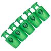 Micro Single Barrel Cord Locks – Best for Mini, Micro, Nano Paracord Projects (Green, 10 Pack)