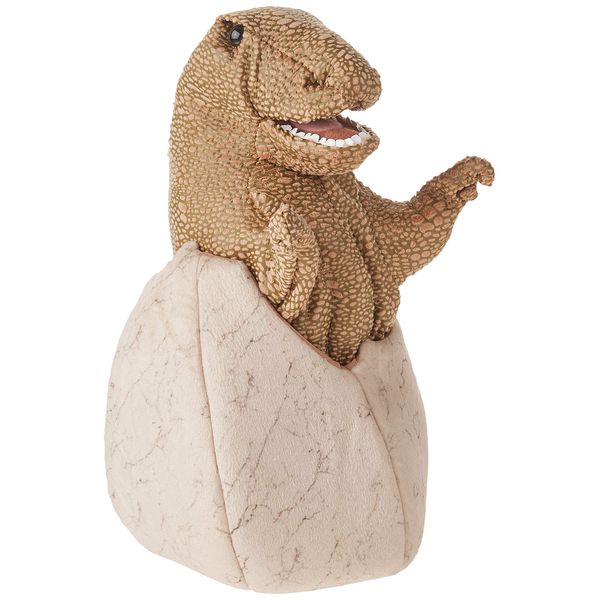 Folkmanis 3134 Dinosaur Egg Hand Puppet, One Size, Green, Tan, Brown