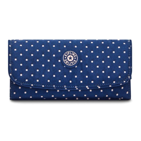Kipling Wallets MONEY LAND Soft Dot Blue