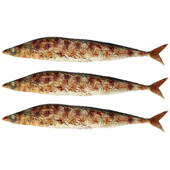 pcb nh7723 Food Sample, Autumn Swordfish, Grilled Fish, Food Display (Set of 3)