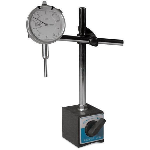 K & L Supply Dial Indicator Gauge with Magnetic Base 35-8421