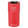 Draper XP1000 17841 VDE Socket, 1/2" Sq. Dr., 17mm