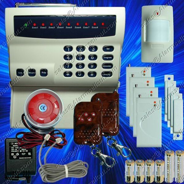 WIRELESS HOME SECURITY SYSTEM -LED BURGLAR FIRE ALARM HOUSE PHONE DIALER NEW G01