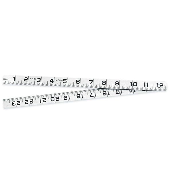 Crescent Lufkin 86N 3/4" x 2' Blacksmith's Steel Rule