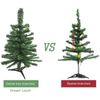 2 FT Tabletop Artificial Small Mini Christmas Tree with LED Light & Ornaments