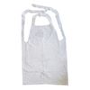 MT Products Disposable White Heavy Weight Plastic/Poly Apron 46 inches x 28 inches - 2 Mil - For Cooking and Arts n' Crafts (100 Pieces)
