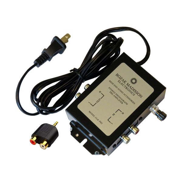 RIAA Phono Preamp,Record Player Turntable Amplifier Amp +3.5mm PC to RCA adapter