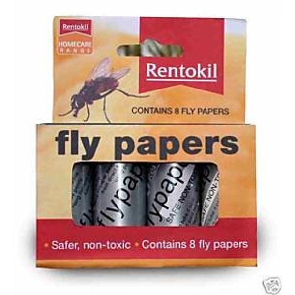 Rentokil FLY PAPER 4 PACK/FLY PAPERS