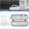 Case for Braun Oral B/Oral-B Pro/Philips Sonicare/Fairywill Sonic Electric Toothbrush with Accessories Storage, Portable Holder Travel Protective Cover