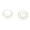 (2 PK X 2=4) JOHN STERLING CORP.  2PK WHITE ROD SOCKET 1-1/4" DIAMETER