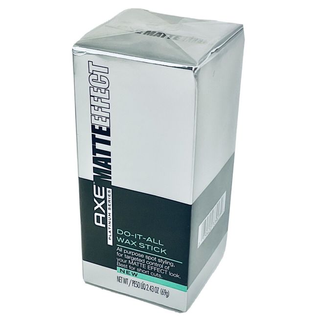 Axe Platinum Series Matte Effect Do It All Wax Stick Hair Discontinued