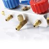 HVAC Air Conditioner Kit A/C Diagnostic Manifold Freon Gauge Sets Charging Tools